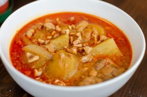 El Massaman curry es una mezcla de aromas y sabores exóticos